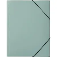 Pagna Chemise à rabats "Pastell eco", DIN A4, PP, vert pastel pour documents A4, en plastique durable. (A4)