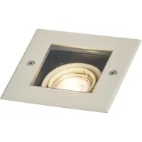 QAZQA Spot de sol moderne beige GU10 50mm rotatif et inclinable IP65 - Oneon
