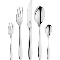 Zwilling Service de couverts élégant pour 12 personnes, qualité premium, design ergonomique, Couverts, Argent