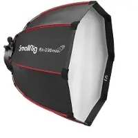 SmallRig 4358 Mini Parabolic Softbox Ra-d30 Diffusion Filter Gris
