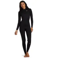 Billabong Foil Gbs 4/3 Mm Woman Long Sleeve Chest Zip Neoprene Suit Noir S Femme