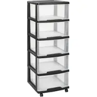 Curver Tour de rangement ESSENTIALS 5 Tiroirs 38.9 x 37.1 x 105.0 cm