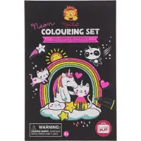 Tiger Tribe Kit de peinture fluo Tiger Tribe Licornes & Amis