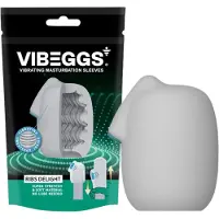 Vibeggs Ribs Delight - masturbateur œuf vibrant (blanc)