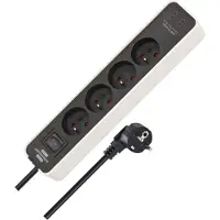 Brennenstuhl Multiprise Bremounta 4 prises + 2 ports USB-C, prise française, 3500 W, 150 cm, prise française