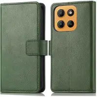 IMoshion Étui de télephone portefeuille de luxe pour Motorola Moto G15 / G15 Power - Vert