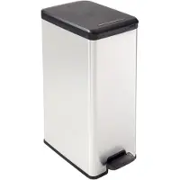 Curver Slimbin 40 Litres Argent