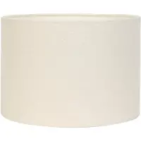Light & Living Abat-jour cylindrique Livigno - Blanc - Ø 50 x 38 cm - Moderne