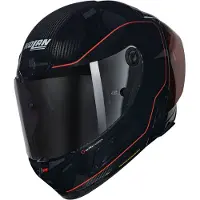 Nolan X-804 RS Asso Di Picche 342 Carbone Noir Rouge Brillant Casque Intégral Taille L