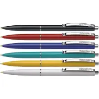 Schneider Schreibgeräte Stylo à bille K15, largeur de trait Medium 1,0 mm, couleur d'écriture bleu, corps de couleur assortie, indélébile, rechargeable, 50 pièces