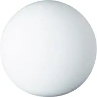 RL Lampe de table PINGPONG blanche, 1xE27x25W, verre, dimensions : 18,5x20x20 cm, IP20,