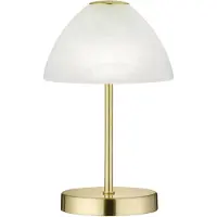 TRIO Lampe de table LED Queen 24cm laiton mat