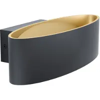 Eglo MACCACARI, Aligné, 3000 K, IP20, Noir, Or