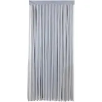 Maximex Rideau volant Wenko gris/blanc 90 x 200 cm