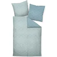 Janine Housse de couette bleu clair