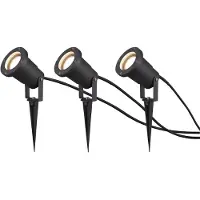 TRIO Lot de 3 spots de jardin martelés UBANGI 800260342