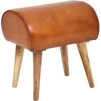 Wohnling cuir véritable (45 x 40 x 53 cm)