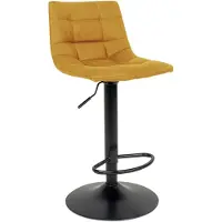 Ebuy24 Middelfart Tabouret de bar, jaune moutarde.