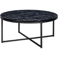 Wohnling Table 80x36x80 cm avec aspect marbre |