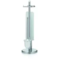 kela WC set Ken avec support pour rouleau de rechange métal brillant KL-20537