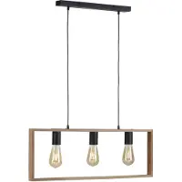 JUST LIGHT Lampe suspendue rurale Franky 3 lumières