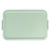 Brabantia Boîte à lunch Make & Take 25.5 x 16.6 x 3.7 cm, Vert clair, Lunch box, Vert