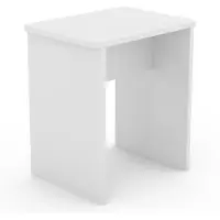 Hioshop Tabouret en bois cube repose-pieds table d'appoint Esal Tabouret en bois cube repose-pieds table d'appoint Esal