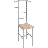 Haku Porte-vêtements avec siège | 46 x 46 x 109 cm | Capacité de charge de 90 kg