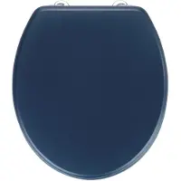 Wenko Siège WC Mod. Prima bleu foncé mat, MDF