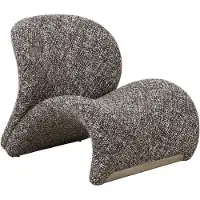 House Nordic Chaise longue Sofia - Mélange de brun foncé | HN1254