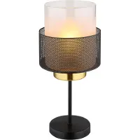 Globo Lighting Lampe de table métal noir mat, 1x E27
