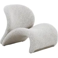 House Nordic WAAR Sofia Lounge Chair : Polyester sable et mousse