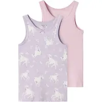 Name it Maillot de corps bleu / lavande / orchidée / blanc