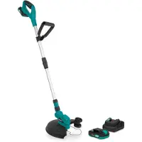 Vonroc Débroussailleuse sans fil 20V | 2 batteries 2.0Ah et chargeur incl.