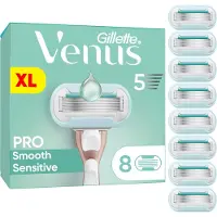 Gillette Lames de rechange Venus Pro Smooth Sensitive, lot de 8