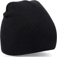 Beechfield Pack 50 Bonnet homme Beanie original Pull-On Noir - Beechfield B44 - Taille One Size