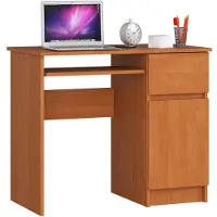 Akord Bureau PIKSEL PK OLCHA en couleur olcha pour petits espaces - Bureau élégant et fonctionnel avec rangement