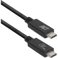 ACT AC7401 câble USB 1 m USB 3.2 Gen 1 (3.1 Gen 1) USB C Noir
