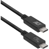ACT Ac7451 Usb-c Cable 0.8 M Argenté