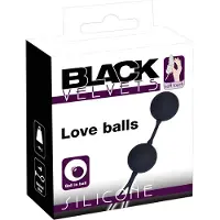 Black Velvets - duo de boules geisha pour exercices de Kegel (2 pièces)