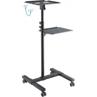Puremounts Chariot pour projecteur (Tables), Support pour projecteur, Noir