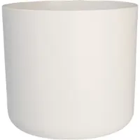 Elho Pot de Fleurs en Plastique Blanc Elho 25 cm