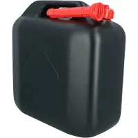 Carpoint Petrol Canister 20 Liter Black UN Approved (bidon d'essence 20 litres noir approuvé par les Nations Unies)