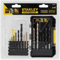 Stanley - Sta88561-xj Forets De Précision Pour Métal Cassette De 2 à 8 Mm 14 Pièces