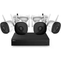 IMOU enregistreur de videosurveillance kit nvr1104hs w s2 ce 1t