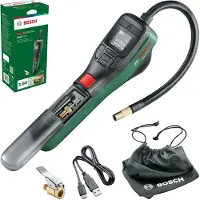 Bosch Pompe à air comprimé à batterie EasyPump avec adaptateur de pompe à air pour valves de pneus