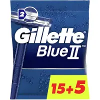 Gillette Bleu II 15+5 unités