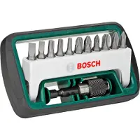 Bosch 2608255994 Set de 11 embouts de vissage qualité standard avec porte-embout PH/PZ/Torx/Plat