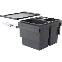 Hailo Collecteur de déchets 3608631 CS Slide Cargo Synchro 54 litres