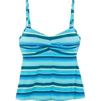 s.Oliver Haut de tankini turquoise / bleu clair / bleu foncé